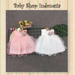 Dress Tutu Two Flowers Corsage  large